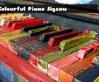 Colourful Piano Jigsaw