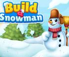 לבנות איש שלג