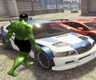 Przykuty samochód vs Hulk gry