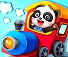बेबी पांडा ट्रेन ड्राइवर