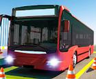 Entrenador simulador de conducción de autobuses 3D