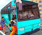 Жолсыз автобус көлігінің жүргізушісі: туристік автобус тренажері