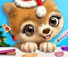 Kalėdų Gyvūnų Makeover Salonas-Mielas Augintiniai
