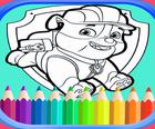 Livre de coloriage PAW Patrol pour la patrouille des chiots pour les enfants
