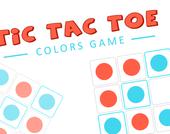 Tic Tac Toe-Farben-Spiel