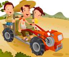 Cartoon Tractor Puzzle