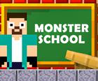 Escola Herobrine vs Monster