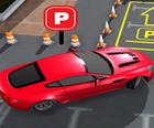 Parcheggio auto di lusso 3D