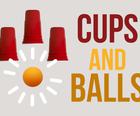 कप और गेंदों