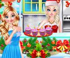 Søster Prinsesse Jul Cupcake Maker