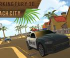 Parkering Fury 3D: strand byen
