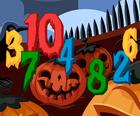 Halloween Versteckten Zahlen