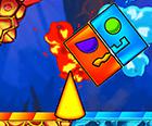 Fire and Water: Geometry Dash