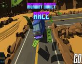 Autobahn-Geld-Rennen