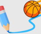 Basketball Line-Desenați Linia Dunk