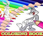 Livro de colorir para Bugs Bunny