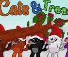 Gatos e árvores
