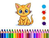 Cute Cat Coloring Book