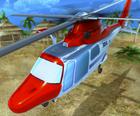 Helicóptero resgate simulador de vôo 3D