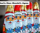 Moș Crăciun Ciocolată Jigsaw