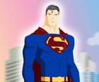 Supermenas puošniai apsirengti