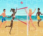 Beach Volley Bal Jigsaw