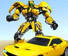 Автомобиль-Робот-Трансформер-Боевые действия-Онлайн
