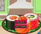 Sushi-Rolle 3D cool