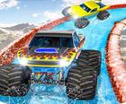 Monster Truck Water Surfing : Truck Racing Games