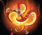 Dragones chinos para colorear
