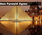 Puzzle piramide di vetro