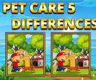 Pet Care 5 Różnic