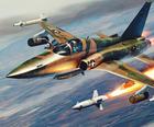 戦争の飛行機のストライキ：空の戦闘