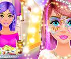 Салон Краски Для Лица: Игры для вечеринок с блестящим макияжем