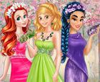Farby jarných princezných šiat