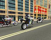 Super Stunt politi cykel Simulator 3D