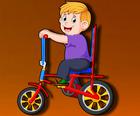 Cartoon Bike Skladačky