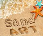 Jeu de dessin de sable : peinture