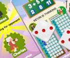 数学和骰子儿童教育游戏