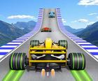 Cascades de Course de Voitures de Formule GT-Pistes Impossibles 3D