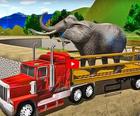 大型农场动物运输卡车