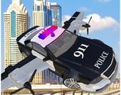 Летящая полицейская машина