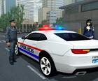 アメリカの高速警察の車の運転ゲーム3D