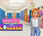 Princesses First Day Of College 