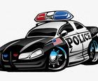 Polizei-Autos Speicher