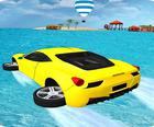 पानी सर्फिंग कार स्टंट खेल 3 डी