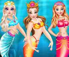 Księżniczka Mermaid Style Dress Up