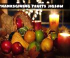 Święto Dziękczynienia Owoce Układanki