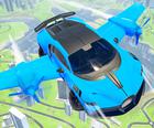 Rigtig sport flyvende bil 3d