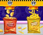 Kartoffel Chips Fabrik Spil Til Børn